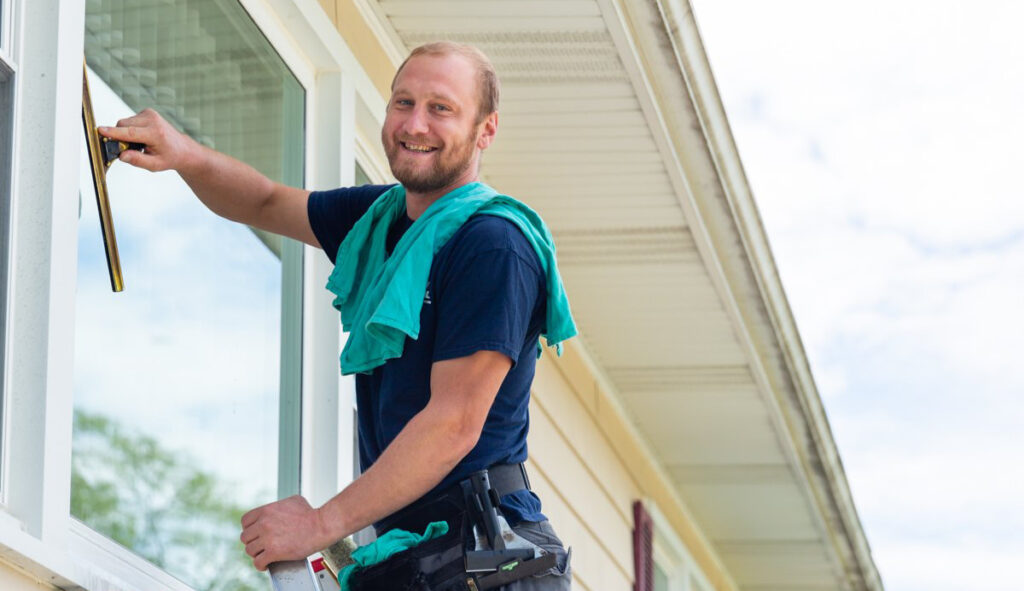 window cleaning professional